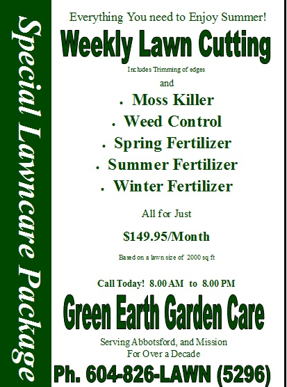 Special Lawn Care package